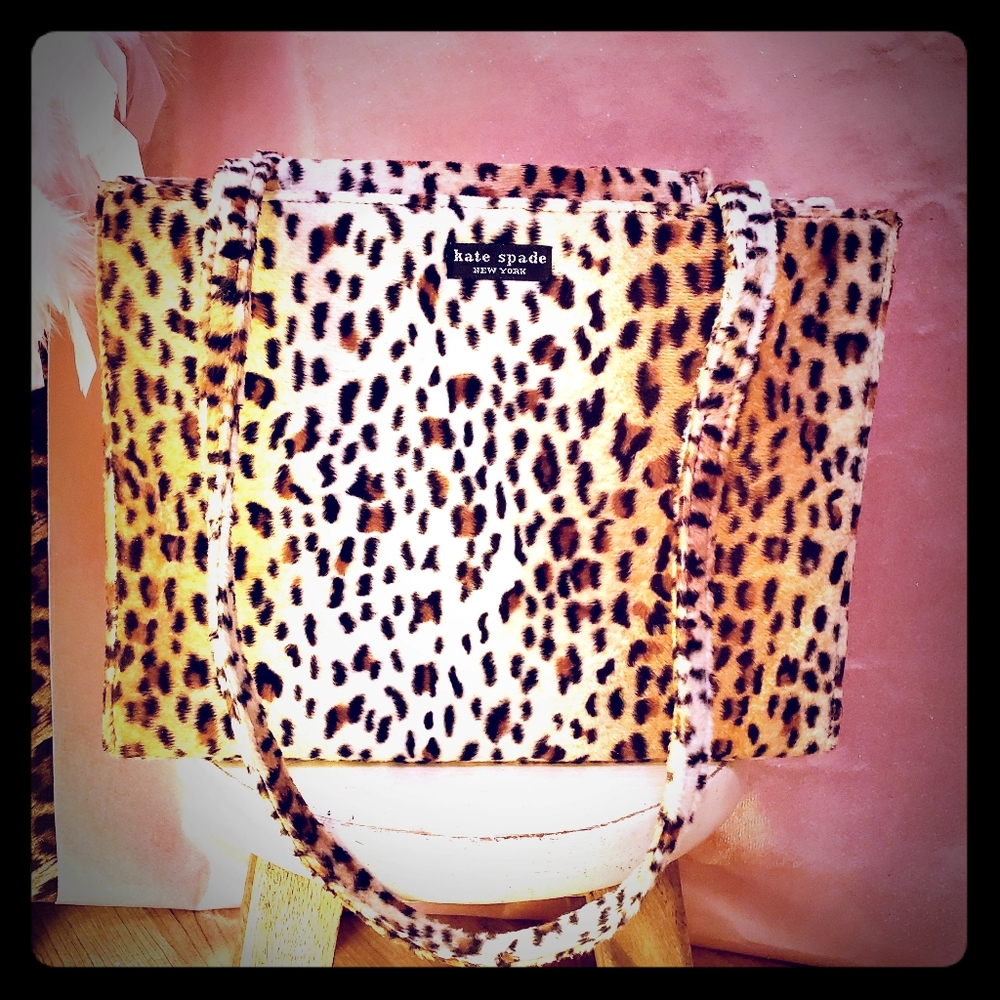 Kate Spade Vintage Leopard Print Bag
